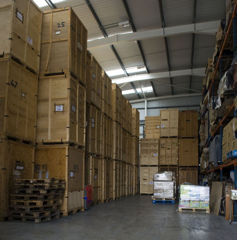 Cheshire Moving & Storage Warehouse
